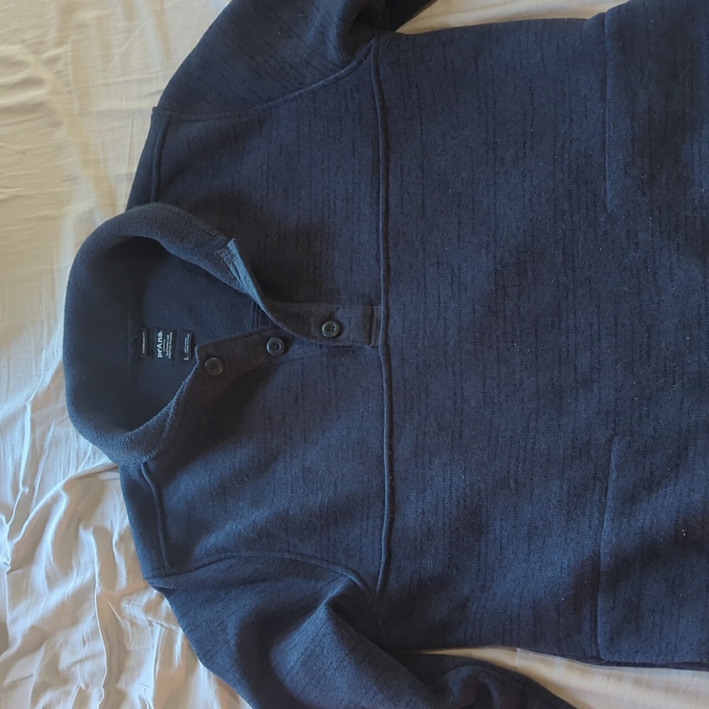 Prana quarter button up fleece.